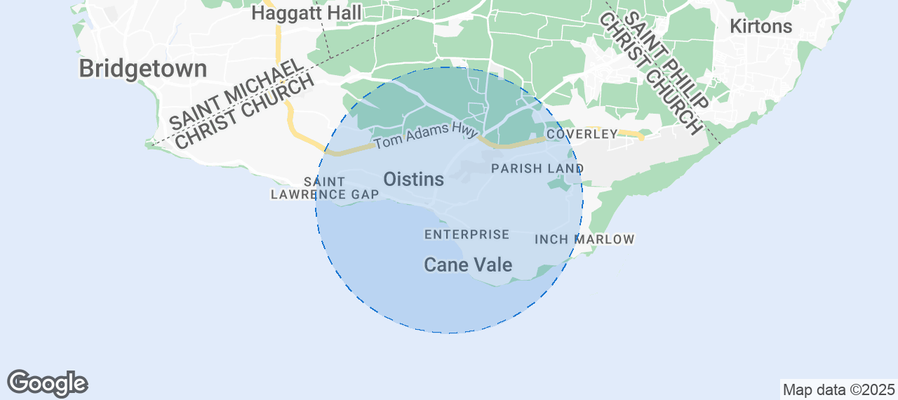 Christ Church Airbnb map